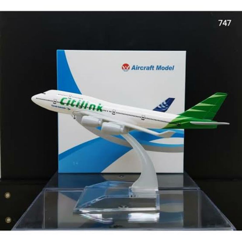 Best Promo! MINIATUR DIECAST PESAWAT CITILINK PAJANGAN HIASAN PESAWAT Sale!