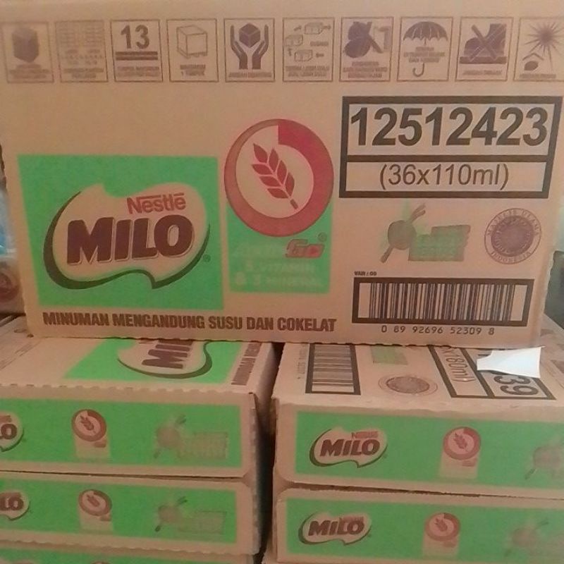 

Susu Kotak Milo Active Go 110ml isi 36