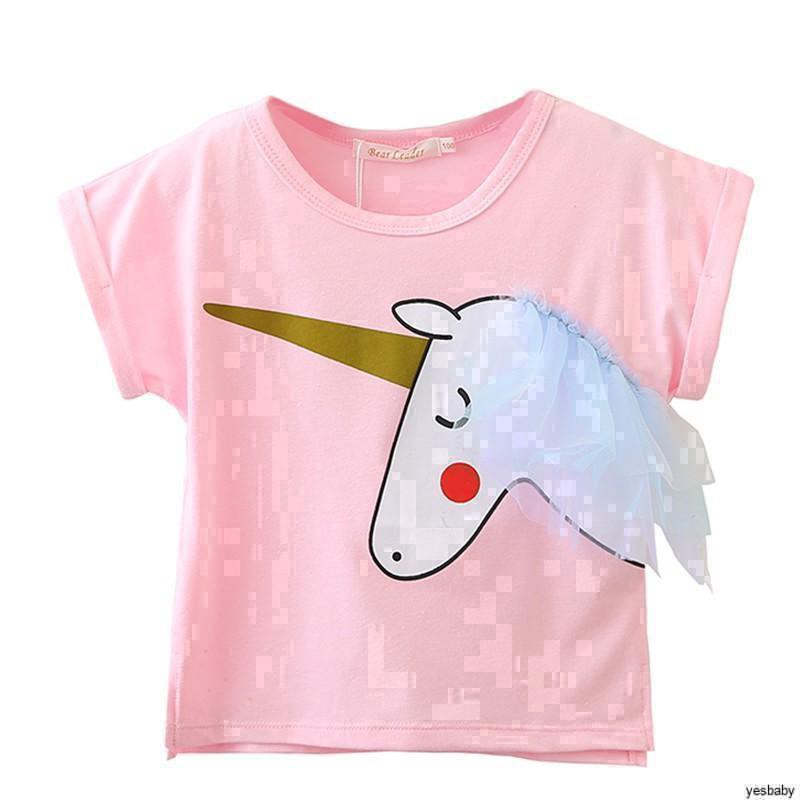 Setelan Anak Perempuan Unicorn - Dress Unicorn Kaos Anak Kuda Pony Princess Rok Tutu  3 4 5 6 Tahun