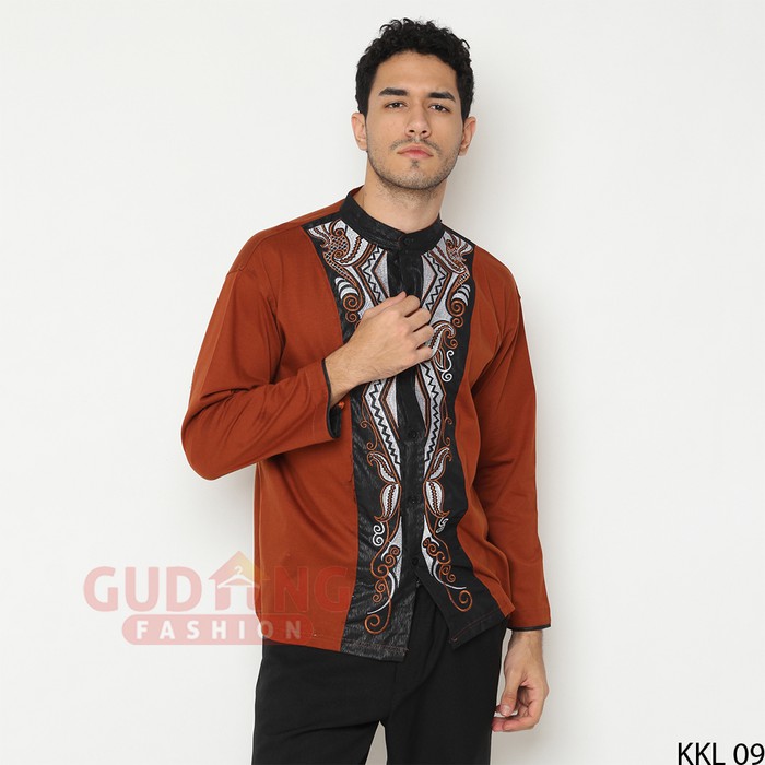  BAJU  KOKO KURTA PAKISTAN DENIM IMPORT  PRIA  FASHION MUSLIM 