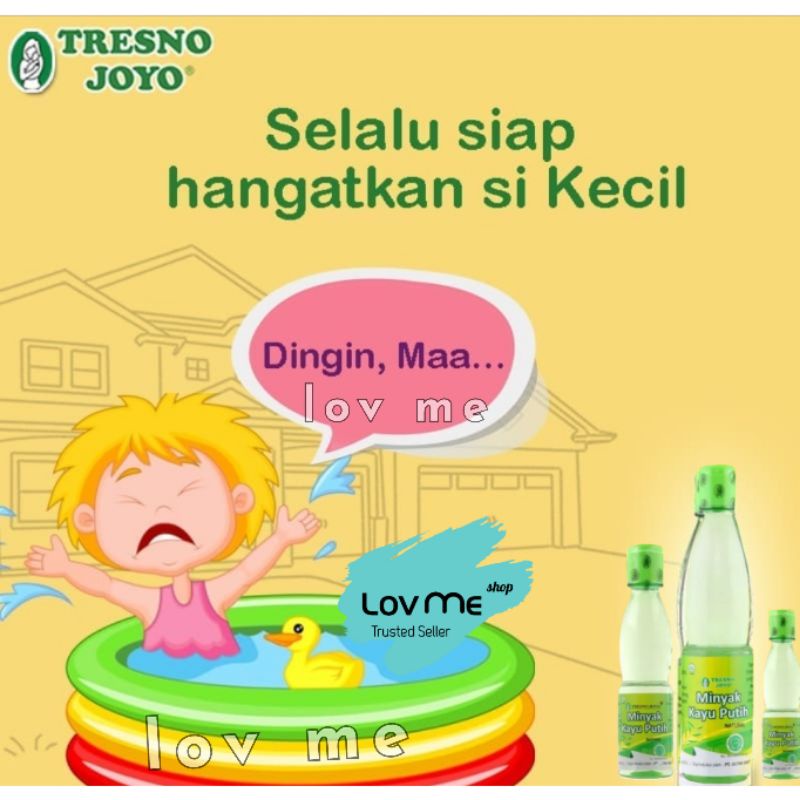 Lov Me❤ Minyak Telon Herbal Plus Tresno Joyo 100ml Free 30ml -Minyak Telon TJ - Minyak Kayu Putih TJ- Balsam Telon Tresnojoyo