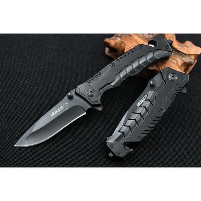 KNIFEZER Pisau Lipat Boker CS GO Pointed Head