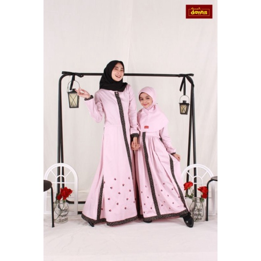 Dannis Mom & Girl 2022 D' Tulip ( Abaya Mom & JA Kids ) NEW