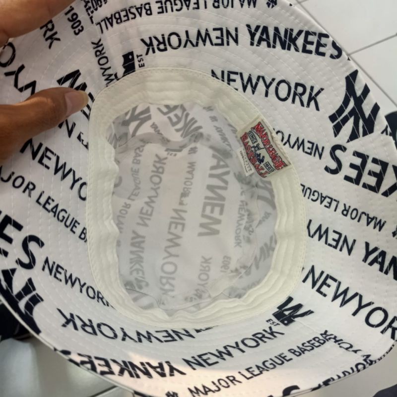 Topi Bucket Hat NY Yankees Topi Premium impor