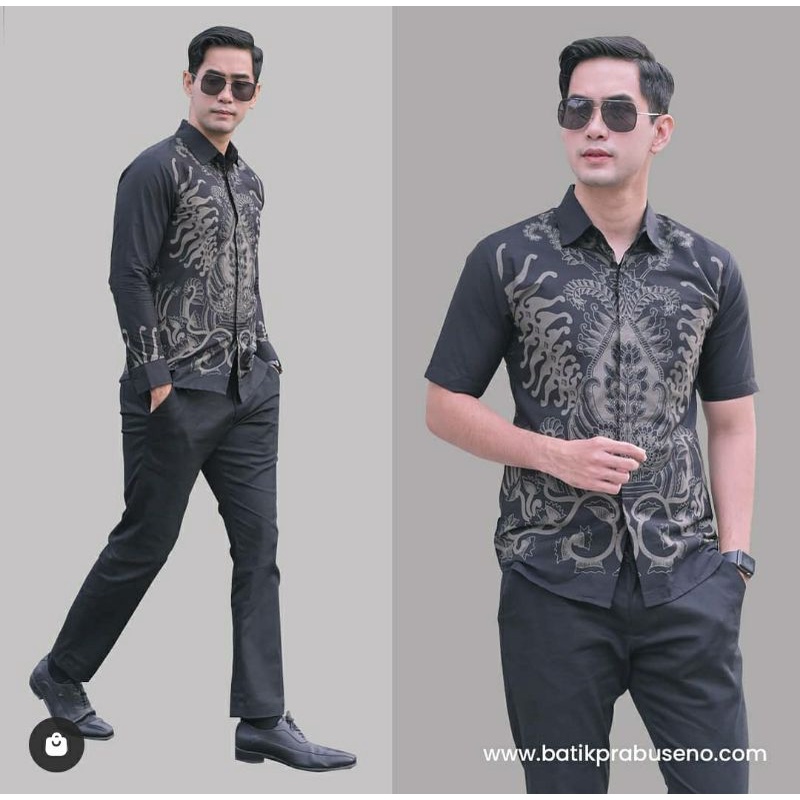 GEDEK Kemeja Batik Pria Slimfit Premium Bahan Katun Halus Lapis Furing