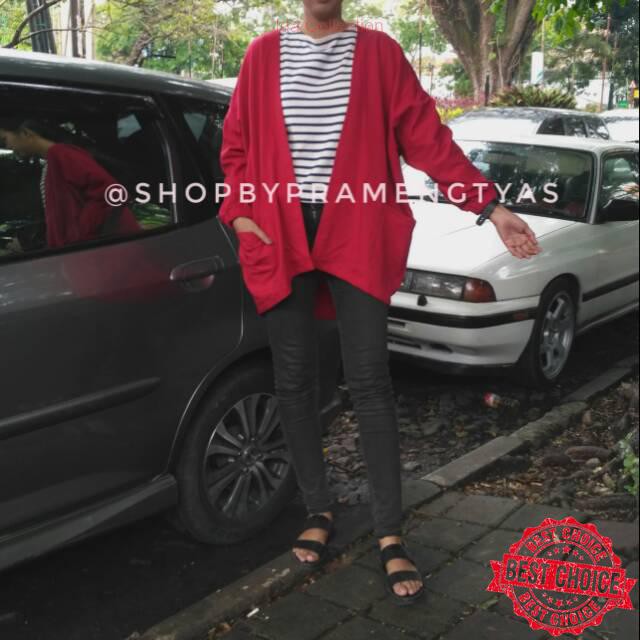 STOK TERBARU|PECINTA FASHION MASUK RED APPLE BATWING JACKET/BATWING CARDIGAN/BOHO CARDIGAN/BABY