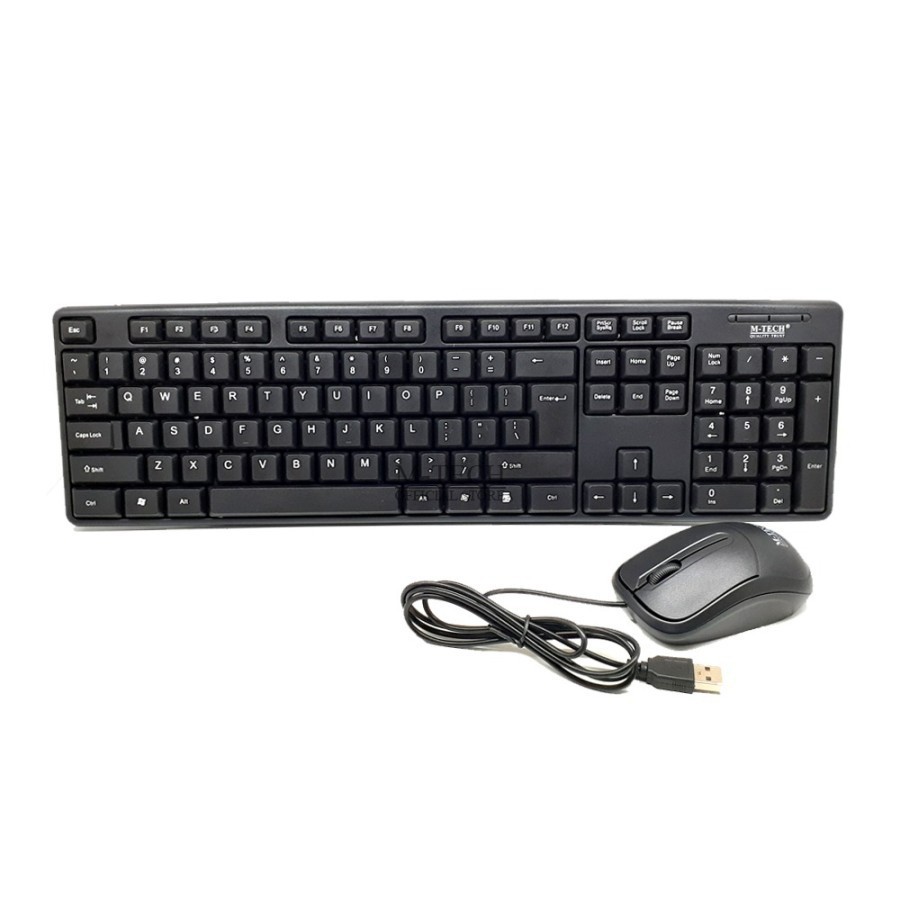 M-Tech Wired Keyboard Mouse Combo STK-05