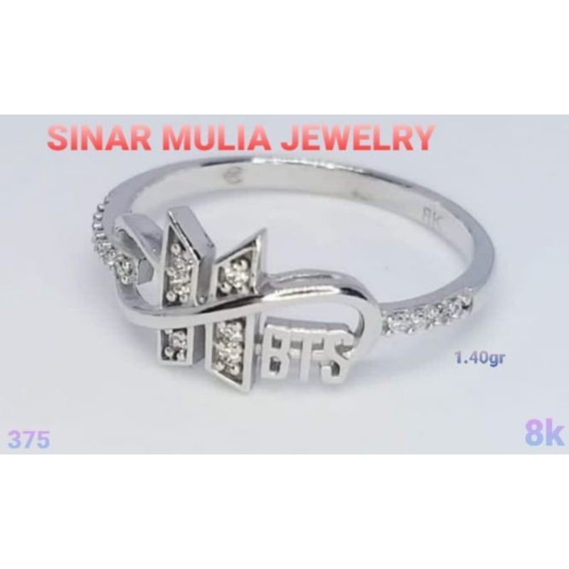 CINCIN MAS PUTIH BTS EDITION EMAS ASLI