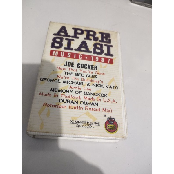 kaset pita apresiasi music 1987