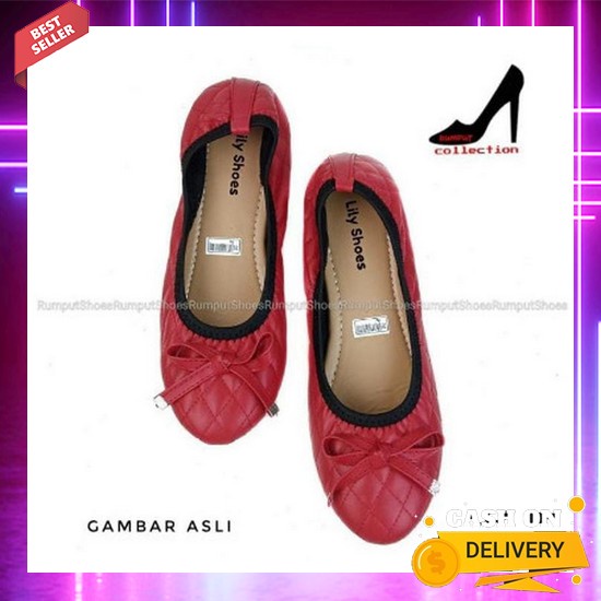 M1148A Slip On Wanita Import Cewek Branded Murah Sneakers Cantik Slipon Run Gtm1 Red Morgana - Rumpu