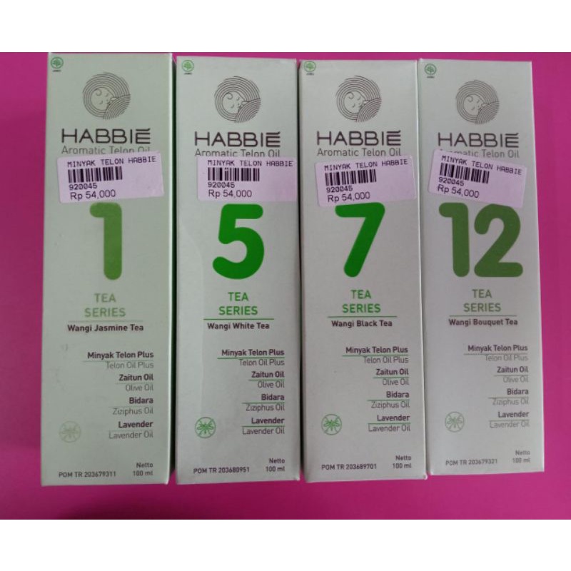 HABBIE AROMATIC TELON OIL TEA SERIES