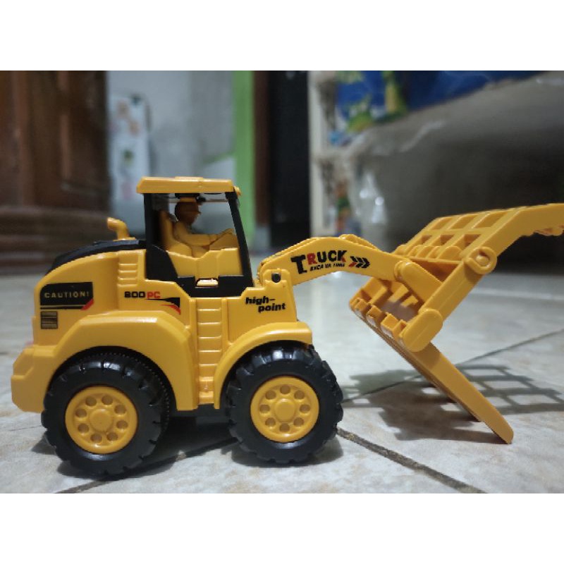 Mainan anak Truck Bego Buldozer