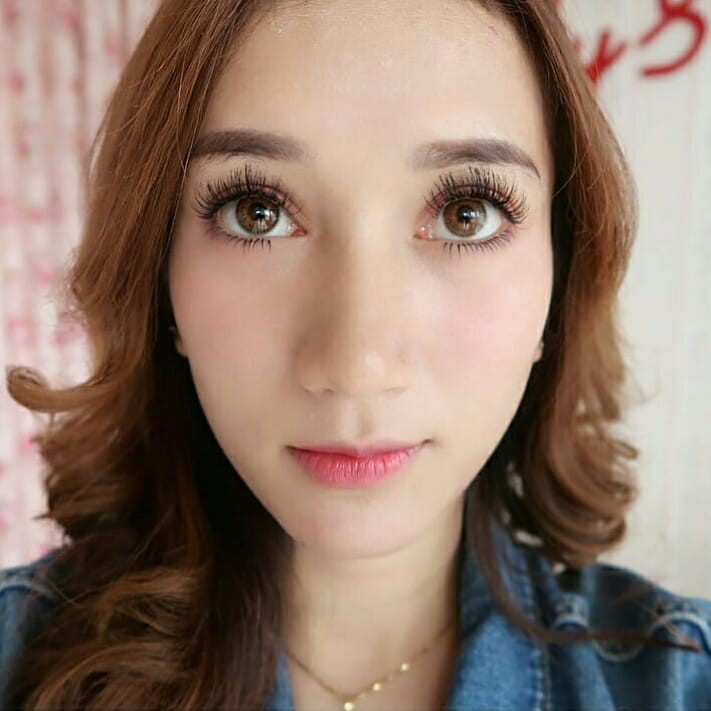 Softlens EOS Rainshower - Soflen Warna Brown Gray Blue Pink