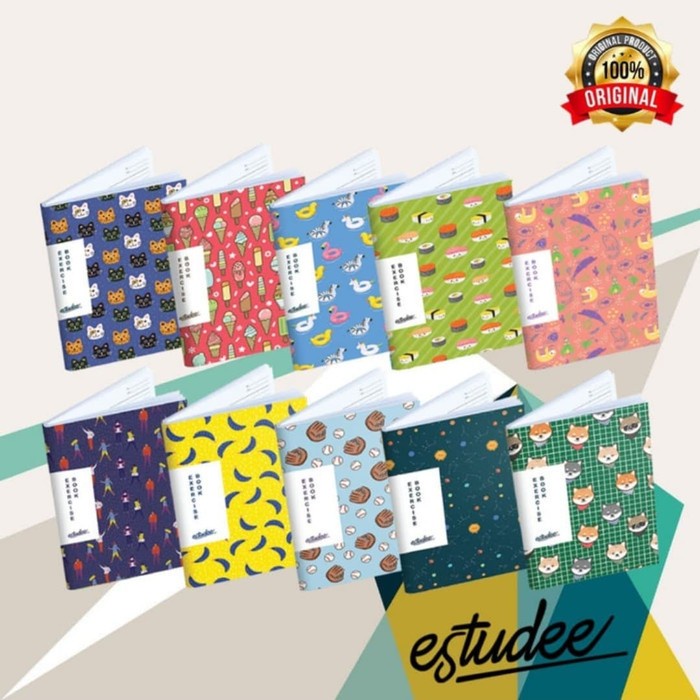

Buku Tulis Boxy/B5 Estudee Fancy Pattern Isi 10 Seri 2020 011