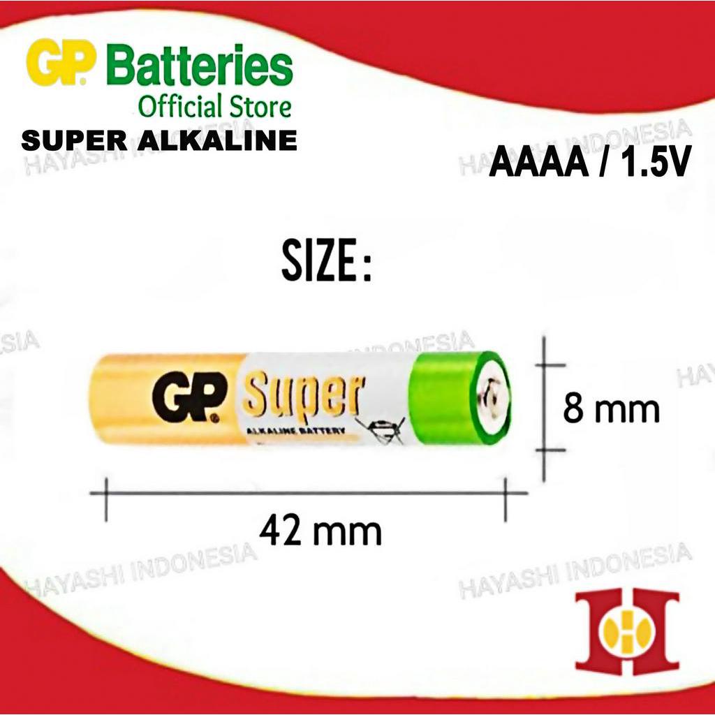 Baterai Batre Battery AAAA A4 1.5V Alkaline E96 LR61 Stylus Pen Tablet