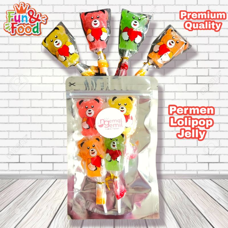 

Lolipop Jelly Bear / Lolipop Jelly Beruang Lucu / Lolipop Jelly Beruang Aneka Rasa Buah