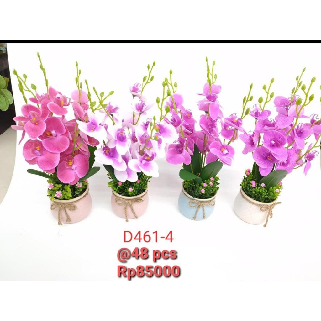 

anggrek pot keramik tipe d461-4 premium