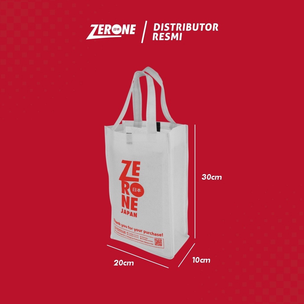 Goodie Bag Zerone Japan Tas Hampers Mewah Warna Hitam Putih