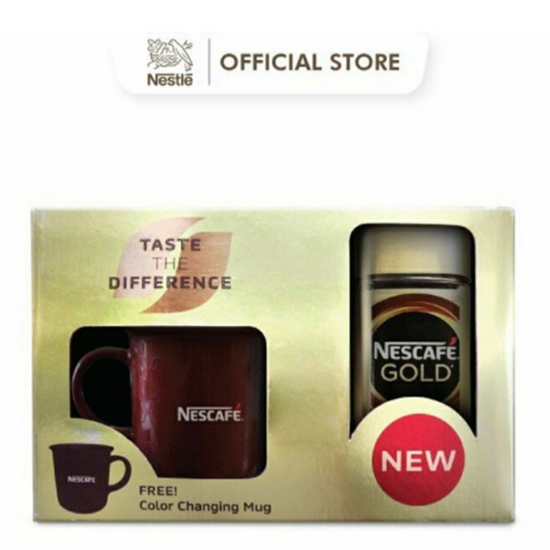 Kopi Nescafe Gold Blend Jar 100 gram + Gratis Mug Nescafe / Kopi Hitam Minuman Dalgona / Kopi Murni