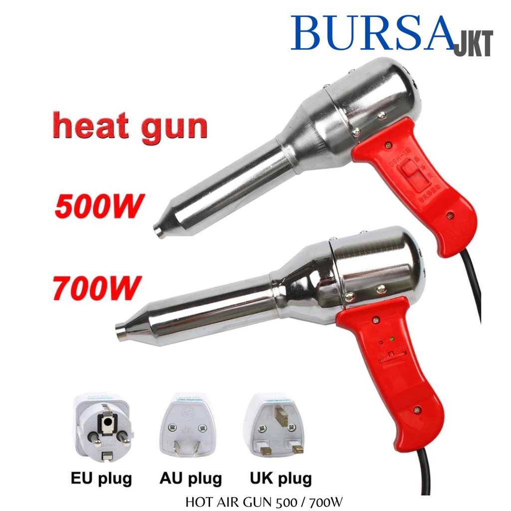 HOT AIR BLOWER GUN 220V 500/700 W PEMANAS KACA FILM STICKER