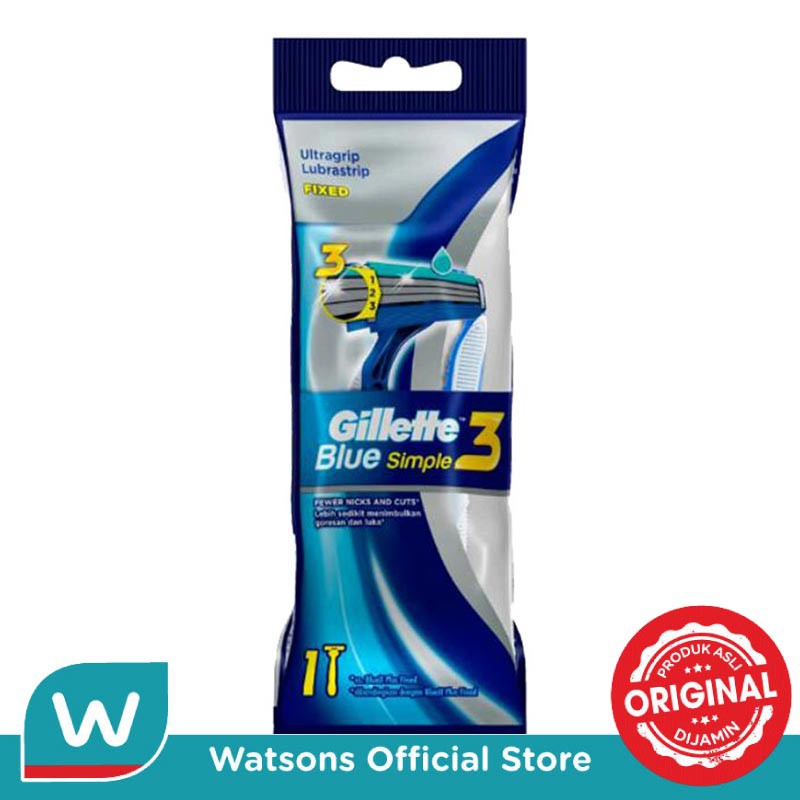 Gillette Blue Simple 3