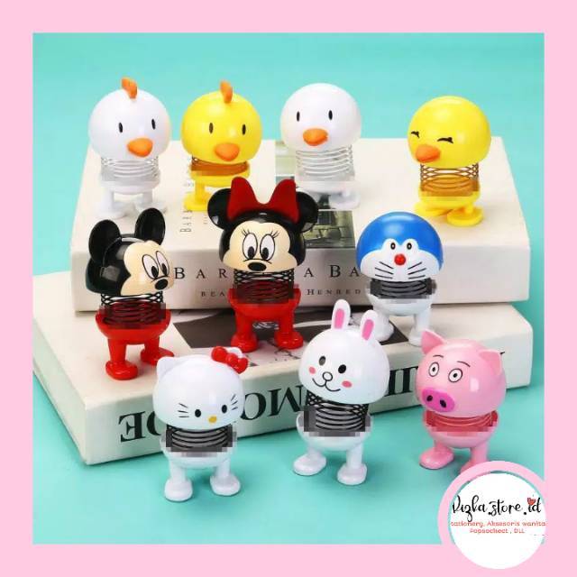 MAINAN PER GOYANG EMOJI - HIASAN MOBIL - BONEKA EMOTICON PER GOYANG