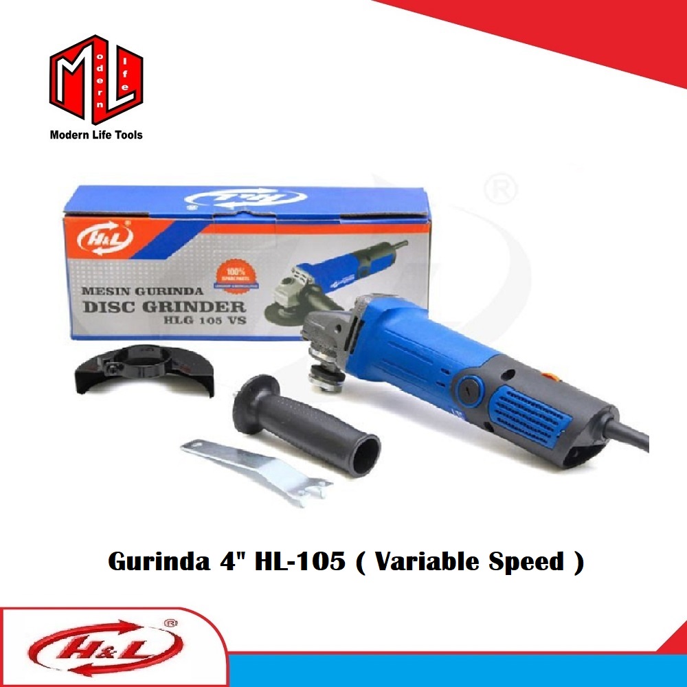 Gurinda HL105 / Gerinda HL 105 / Disc Grinder 4&quot; Variable Speed HLG 105 VS