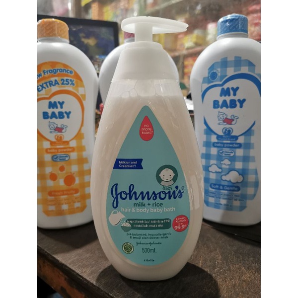 Johnson's Johnson Hair & body milk rice 500ml