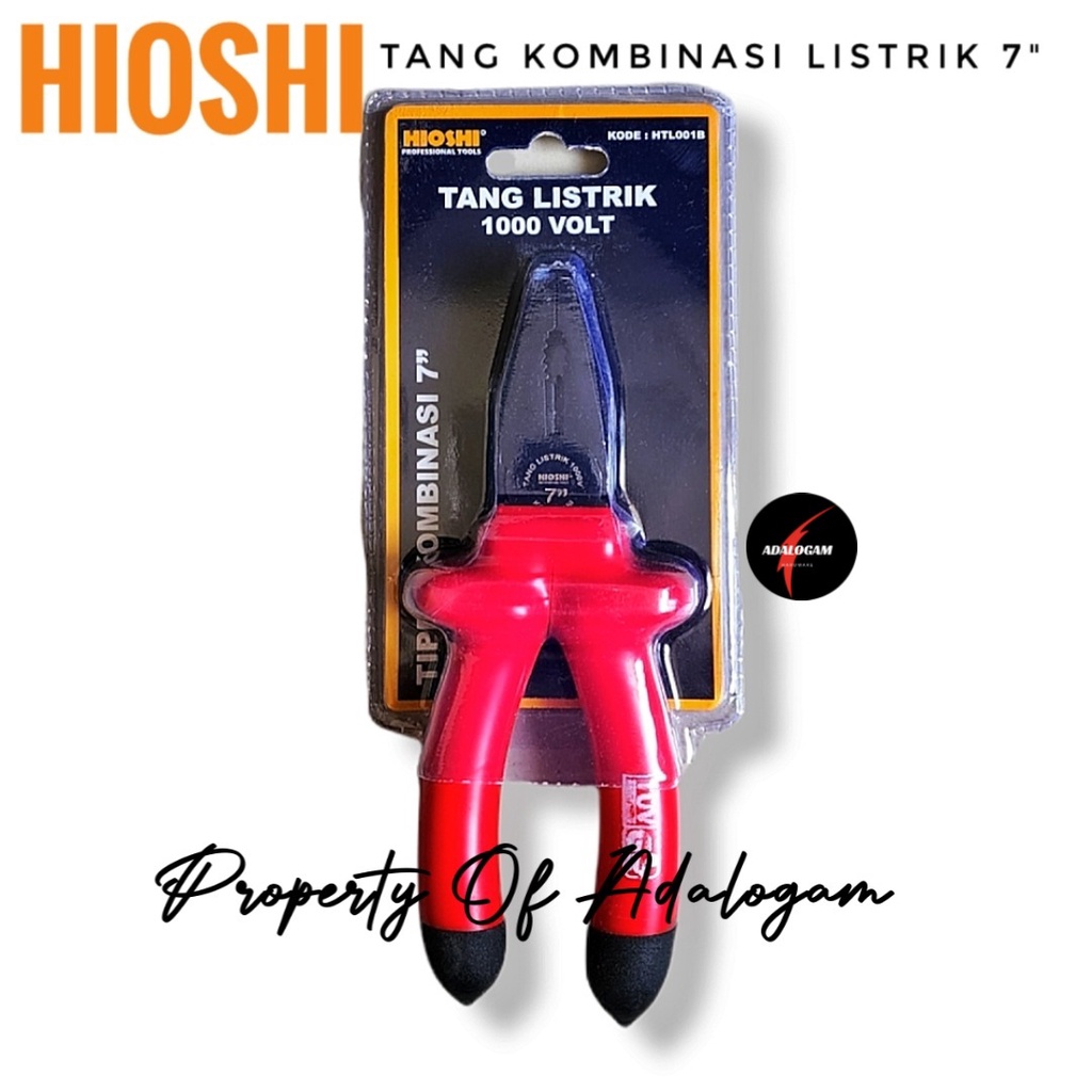 HIOSHI Tang Kombinasi Listrik 7 Inch Elektrik Electric
