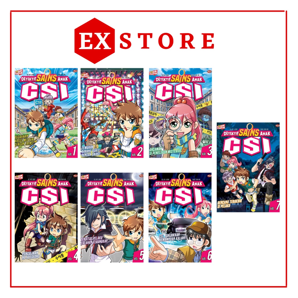 Komik Pintar : Detektif Sains Anak CSI 1-7