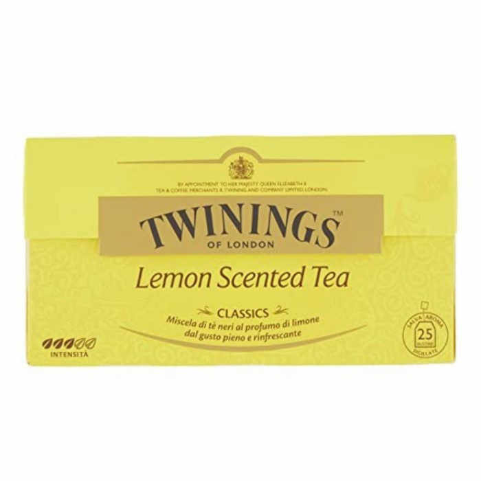 

twinings lemon scented tea box isi 25 bags