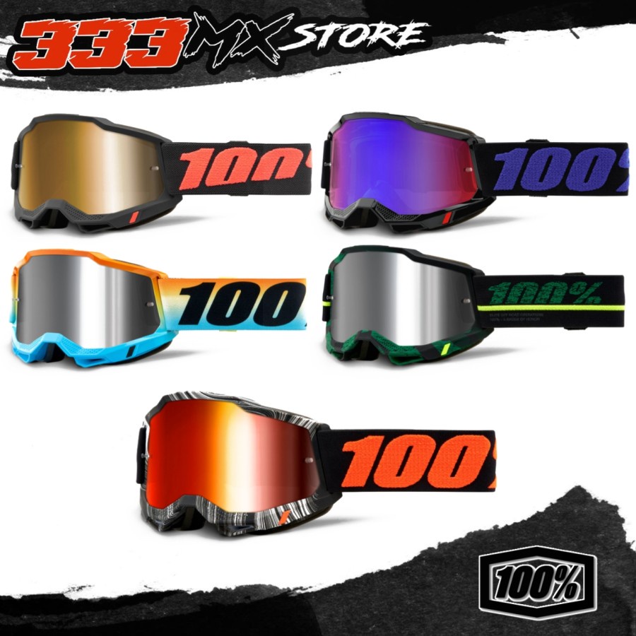 GOGGLE 100% ACCURI 2022 GOGGLE CROSS MX MTB 100% ACCURI 2022 ORI