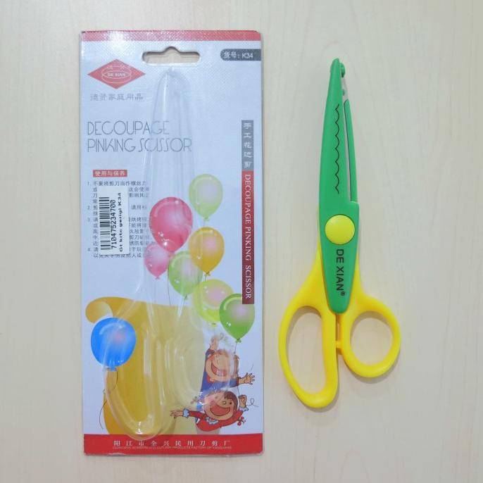 

Gunting Kertas Kado Dexian Gerigi Zigzag Gelombang K34 Seworld2 Berkualitas