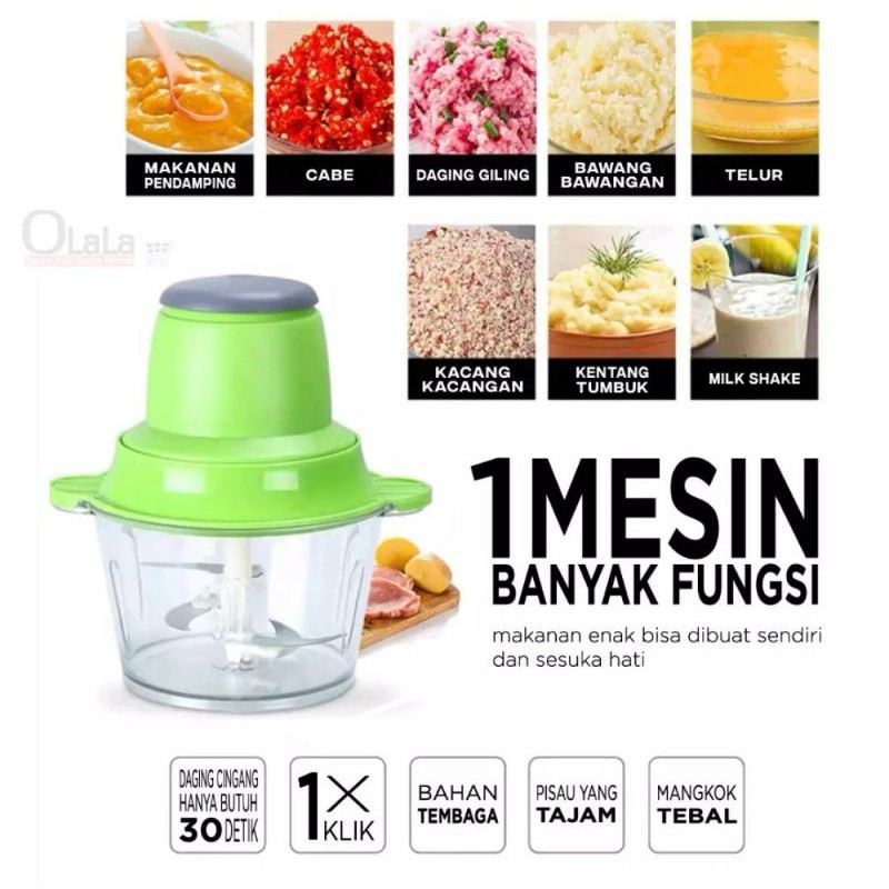 BLENDER DAGING HIJAU (MESIN PENGGILING DAGING) MESIN GILING DAGING ELEKTRIK