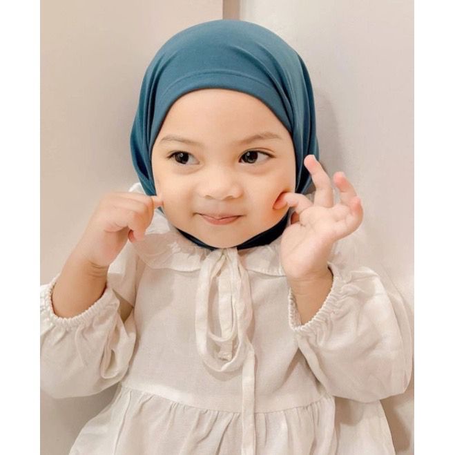 PASHTAN ANAK ALMEERA / PASHMINA INSTAN ANAK JERSEY PREMIUM