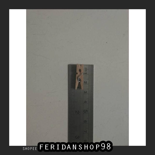 

FS193 KLIP KERTAS WOODEN CLIP ATK JEPITAN KAYU 2 5 CM BY FERIDANSHOP98