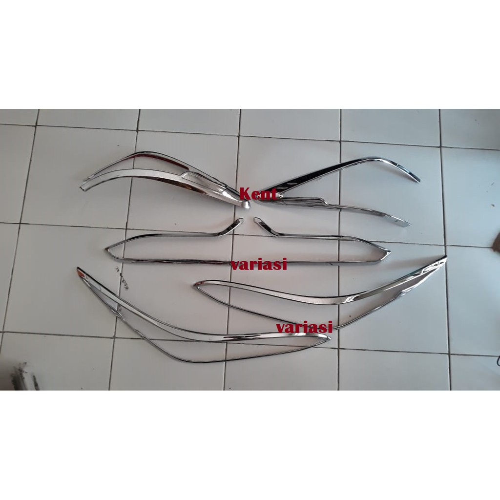 Paket Garnish Depan Belakang All New Fortuner 2020 Chrome