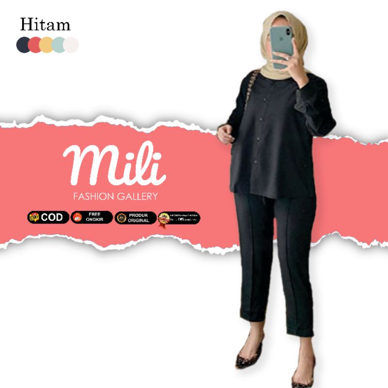MILI- LIDYA SETELAN KERJA WANITA/ONE SET/ BAJU KANTOR