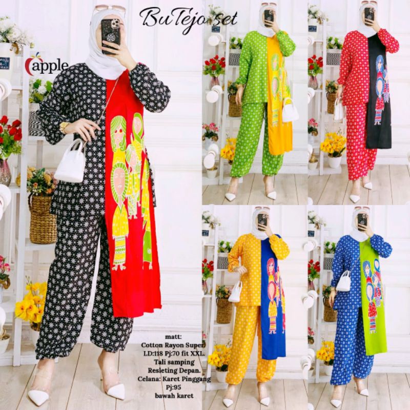 BU TEJO SET BY APPLE HIJAB