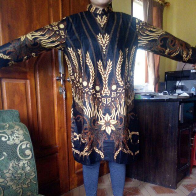 [real Pict&ori] Wou Batik Couple Salwa (tunik) Size Tersedia Batik Couple Batik Kekinian - Kn090