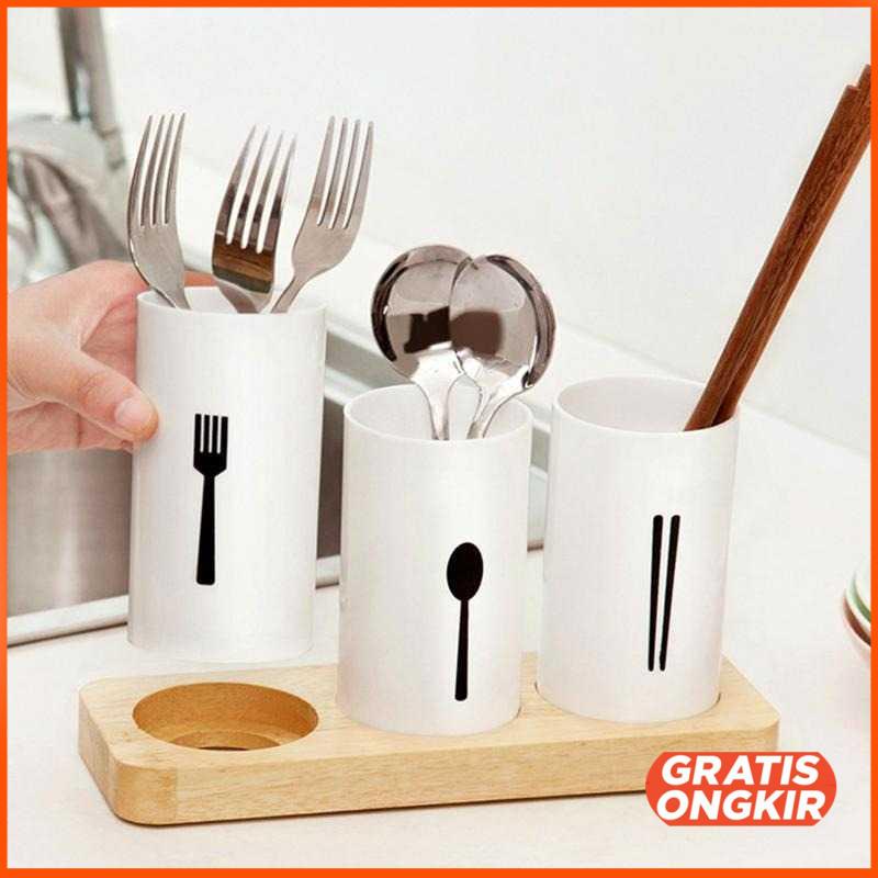 Rak Organizer Dapur Tempat Sendok Garpu Storage - NMD279