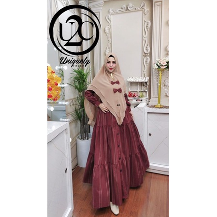 WARDAH CASUAL SYARI BY BUTIK U2C GAMIS SYARI ORIGINAL BRANDED ELEGAN TERBARU
