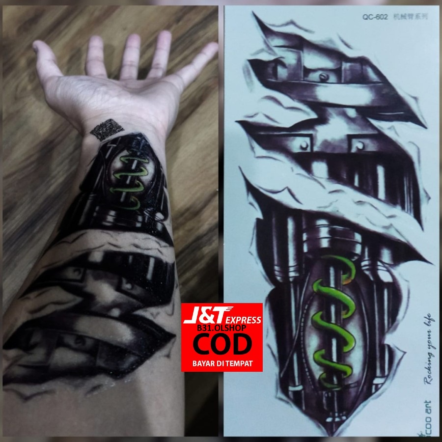 { BISA COD } TATO TEMPORER PER GEAR / Temporary Tatoo sticker