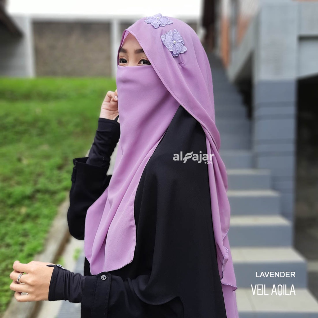 CADAR NIQOB BANDANA Veil Aqila Dua Layer by Alfajar