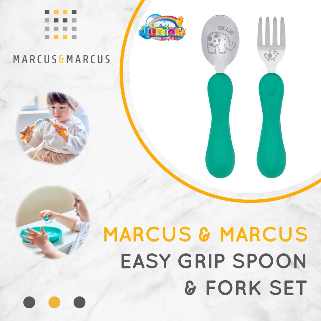 Marcus&amp;Marcus Easy Grip Spoon &amp; Fork Set