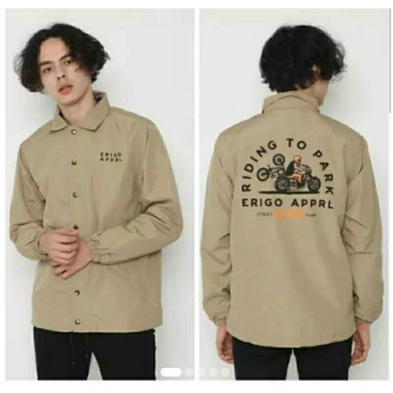 coach jacket ER1G0 Premium / Jaket Erigo soft parasut terbaik