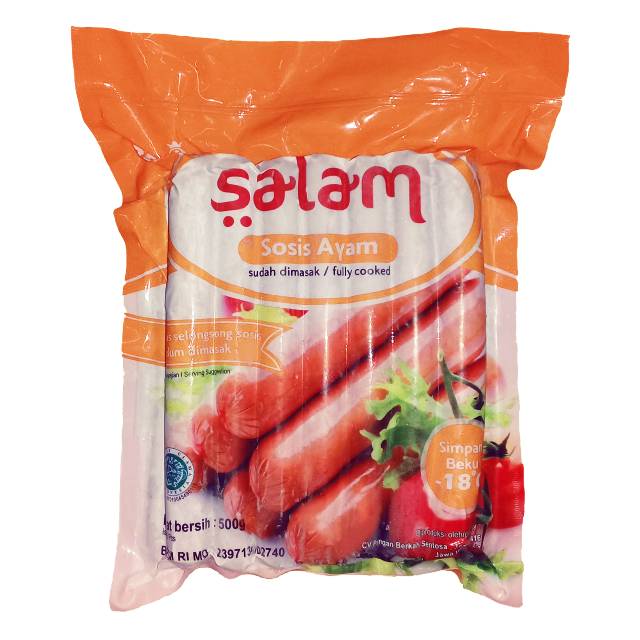 sosis ayam halal