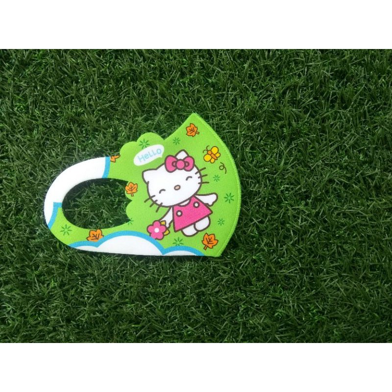 masker scuba anak motif