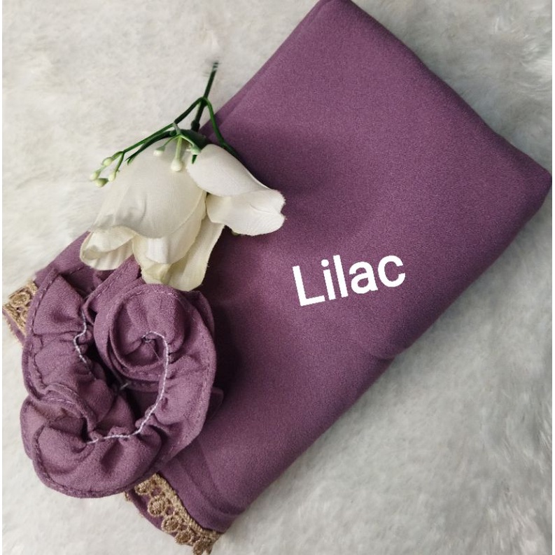 BERGO MARYAM RENDA TALI KARET-Lilac
