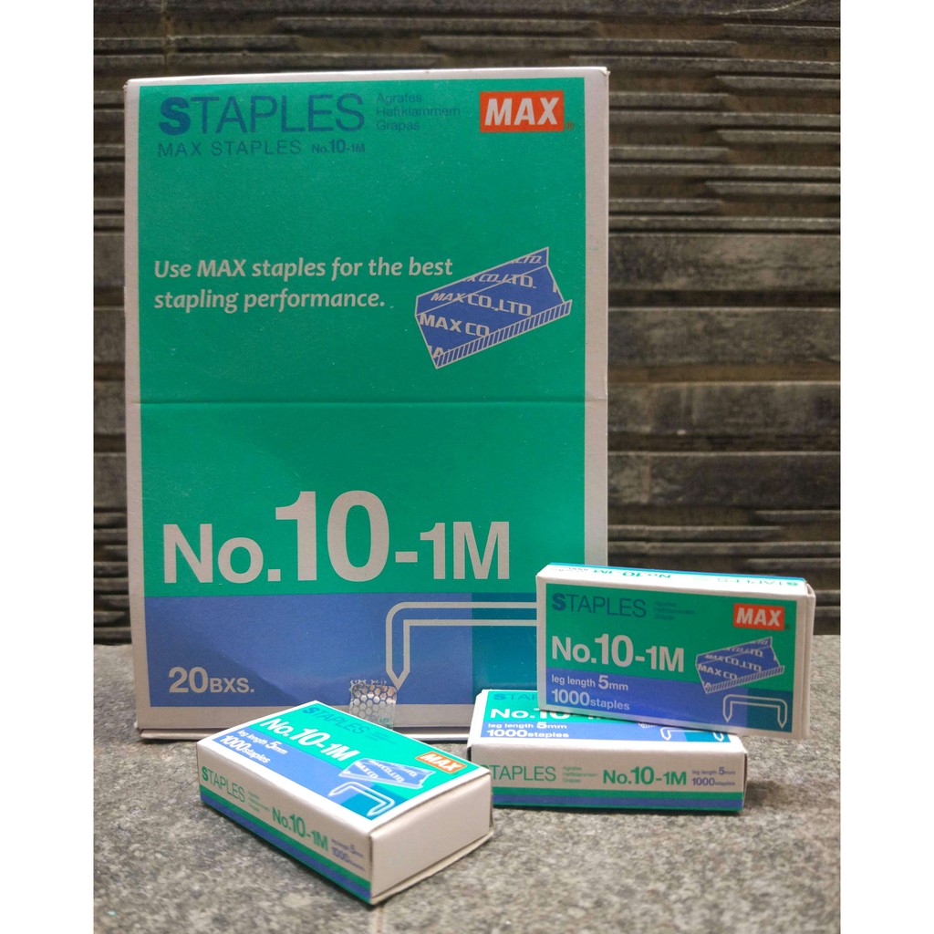 

Isi Staples Kecil Max No. 10-1M